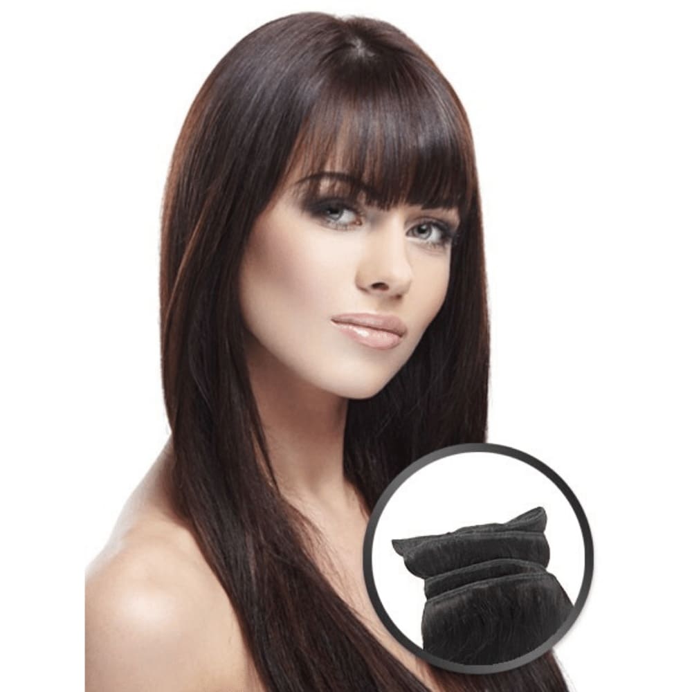 Extensiones cabello natural en cortina By Elegance