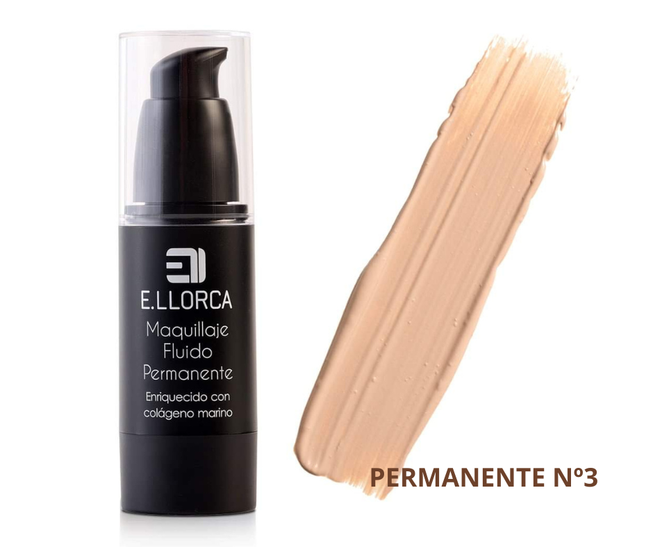 Base Maquillaje Fluido Permanente By E.Llorca