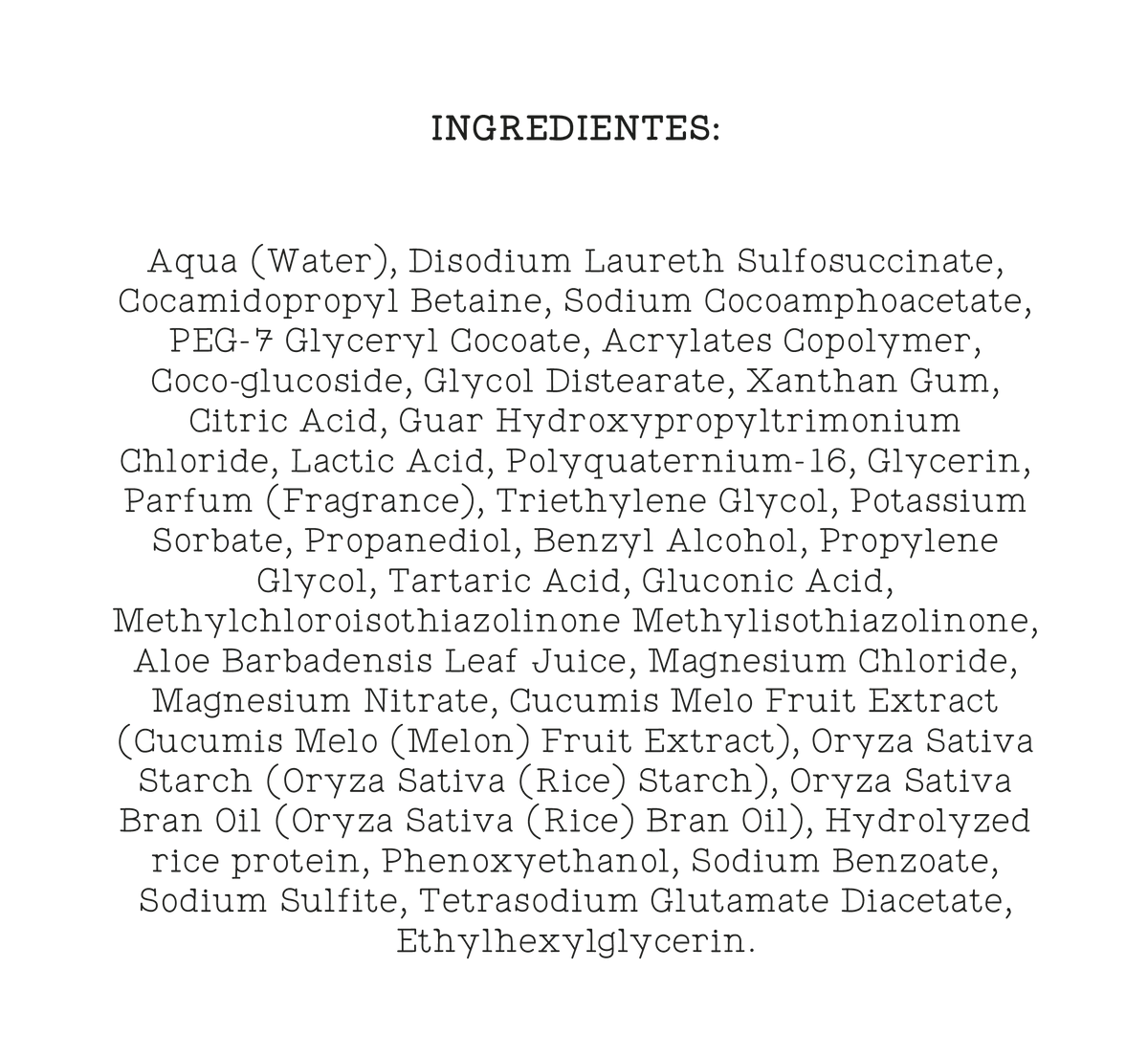 Champu Low-Poo Curly Method con agua de melon by Mimare