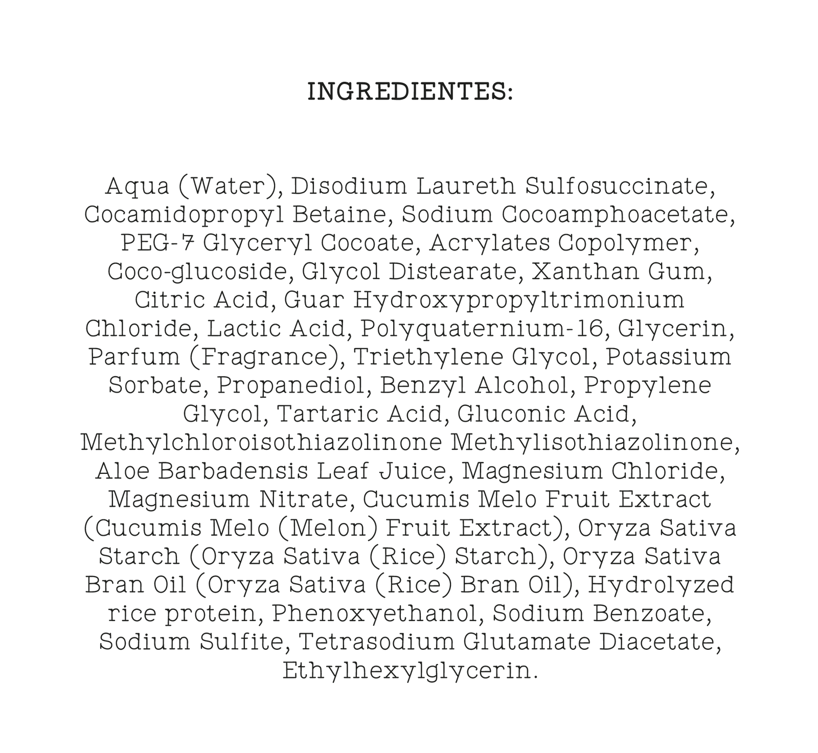 Champu Low-Poo Curly Method con agua de melon by Mimare