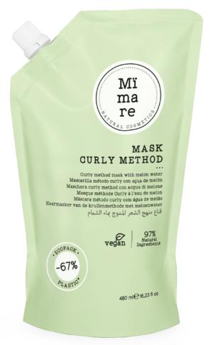 Mascarilla Curly Method con agua de melón by Mimare