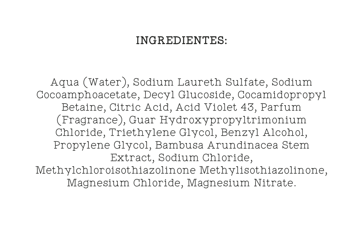 Champú No-Yellow anti amarillo con carbón de bambú by Mimare