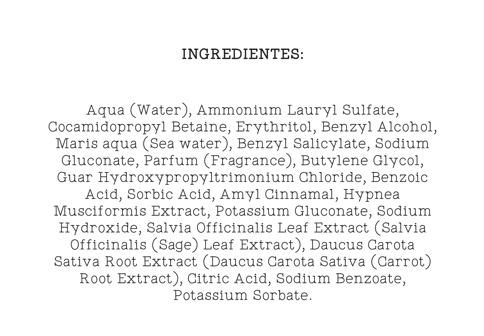 Champú Uso frecuente  con agua de zanahoria by Mimare