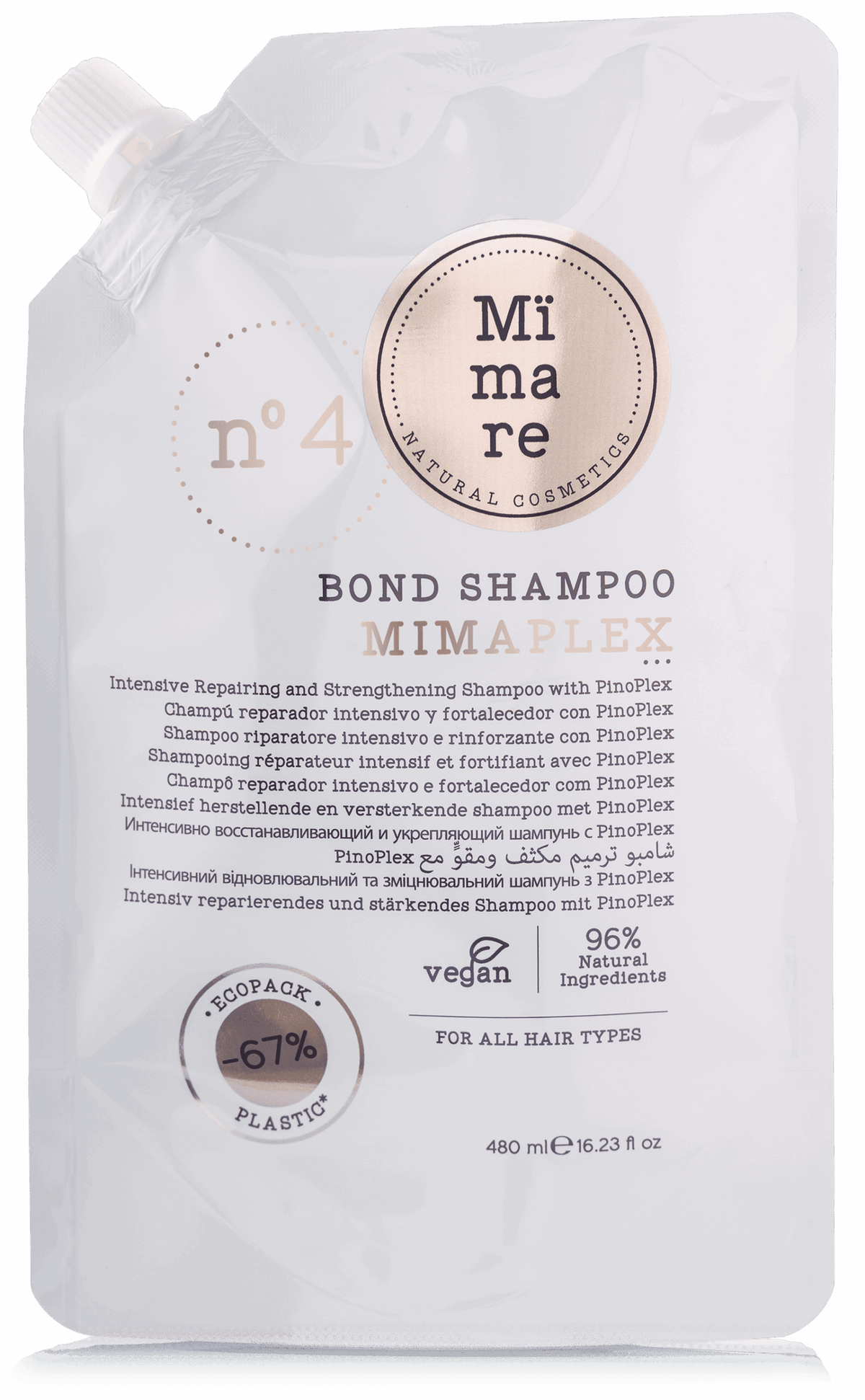 Champú reparador Nº 4 BOND SHAMPOO MIMAPLEX By Mimare