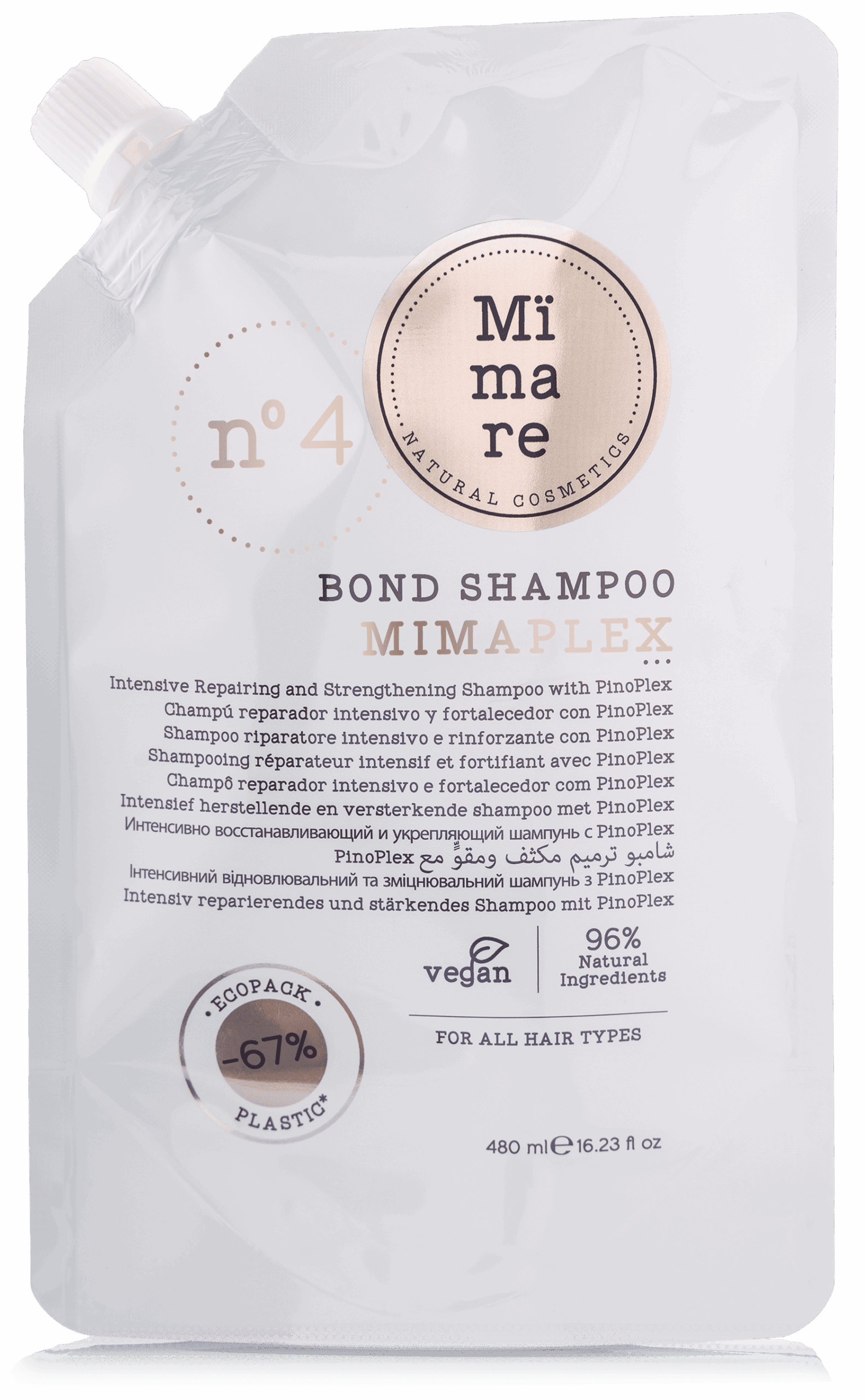 Champú reparador Nº 4 BOND SHAMPOO MIMAPLEX By Mimare