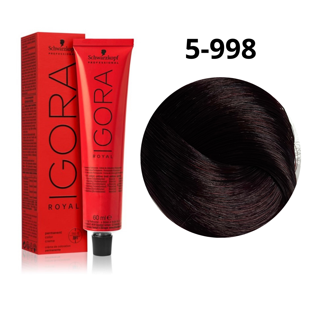 Tinte permanente profesional Igora Royal By Schwarzkopf