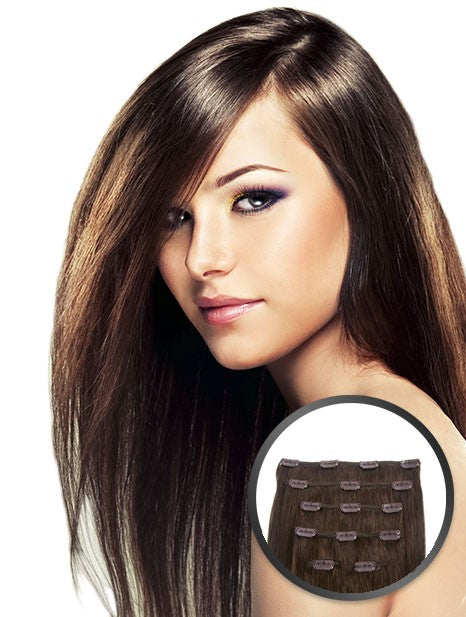 Extensiones cabello natural con clip  By Elegance
