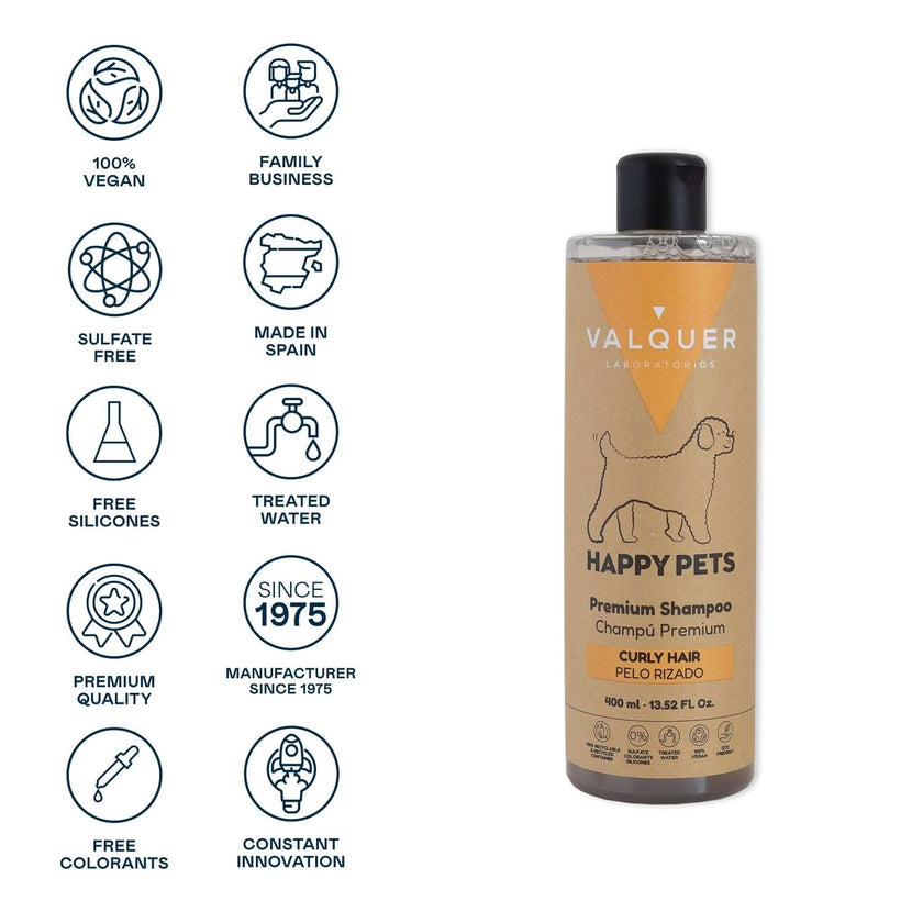 Champu de mascotas Happy pets By Valquer