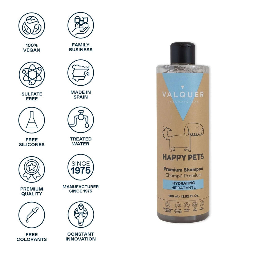 Champu de mascotas Happy pets By Valquer