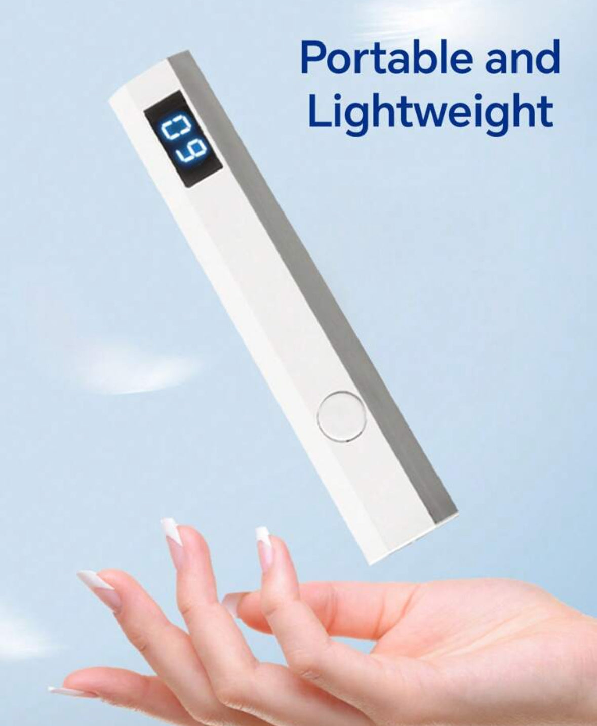 Mini lámpara uñas led