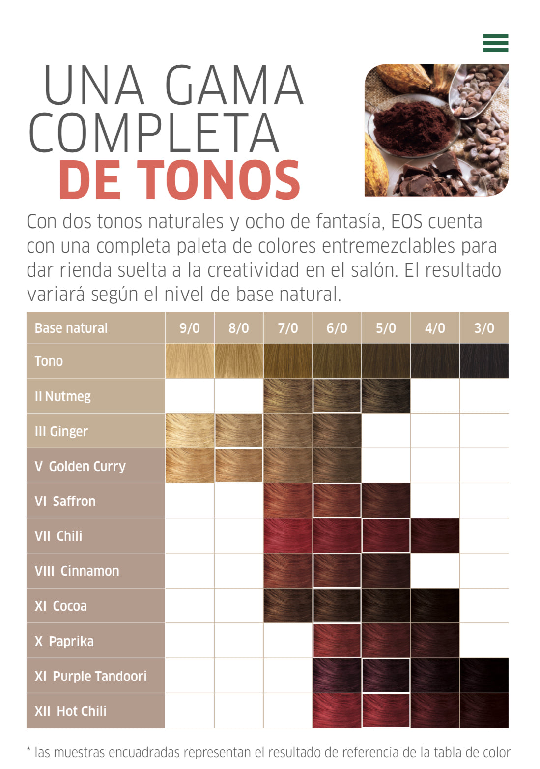 Eos coloración capilar a base de plantas By Wella