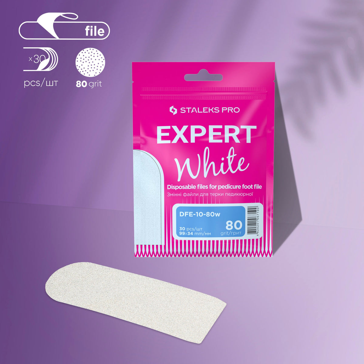 STALEKS EXPERT 10 Limas adhesivas para el ra de pedicura,  (30 uds.)