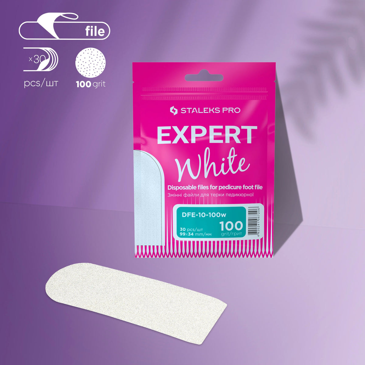 STALEKS EXPERT 10 Limas adhesivas para el ra de pedicura,  (30 uds.)