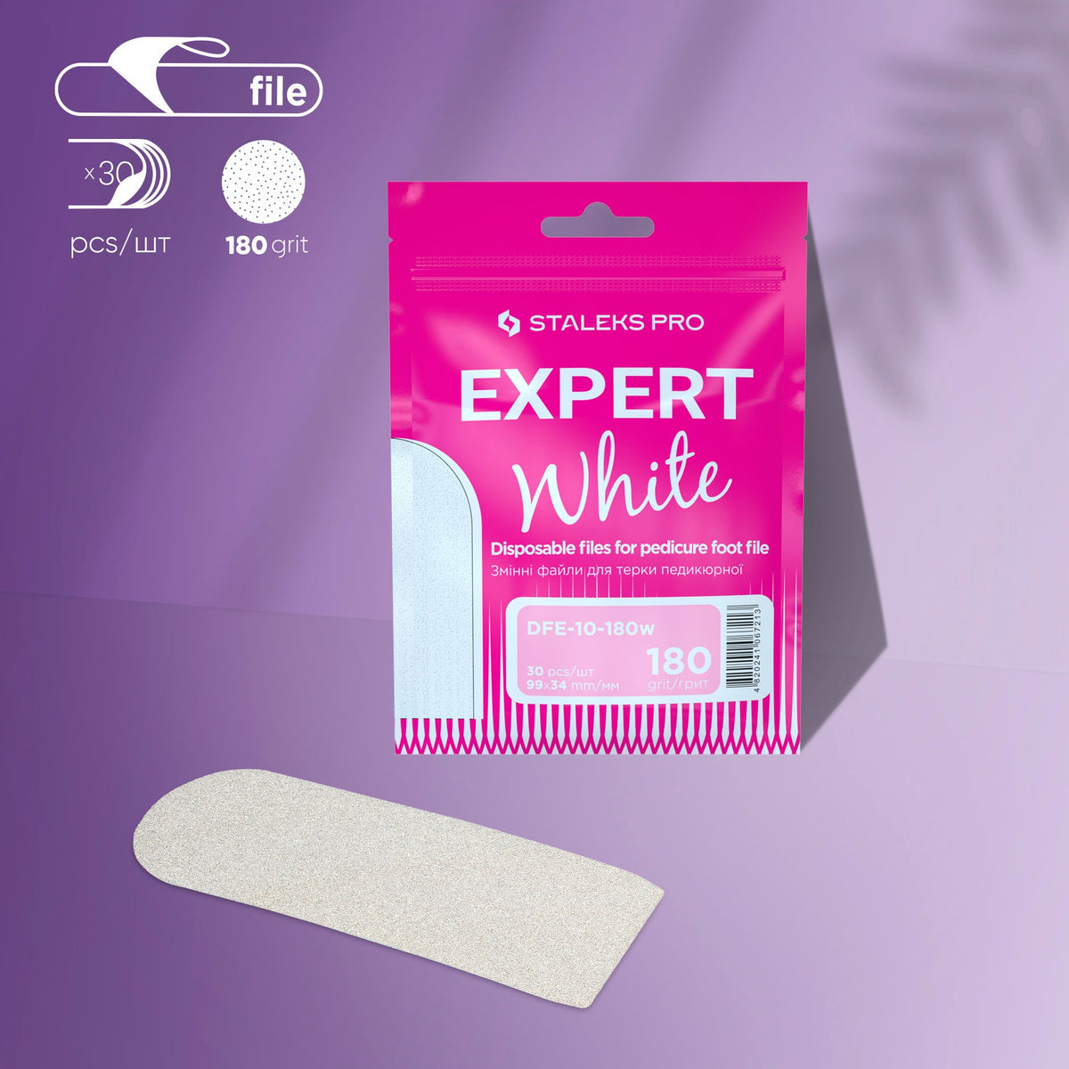 STALEKS EXPERT 10 Limas adhesivas para el ra de pedicura,  (30 uds.)