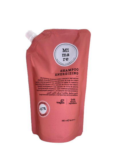 Champu Energizing fortalecedor y anticaída  con Romero By Mimare