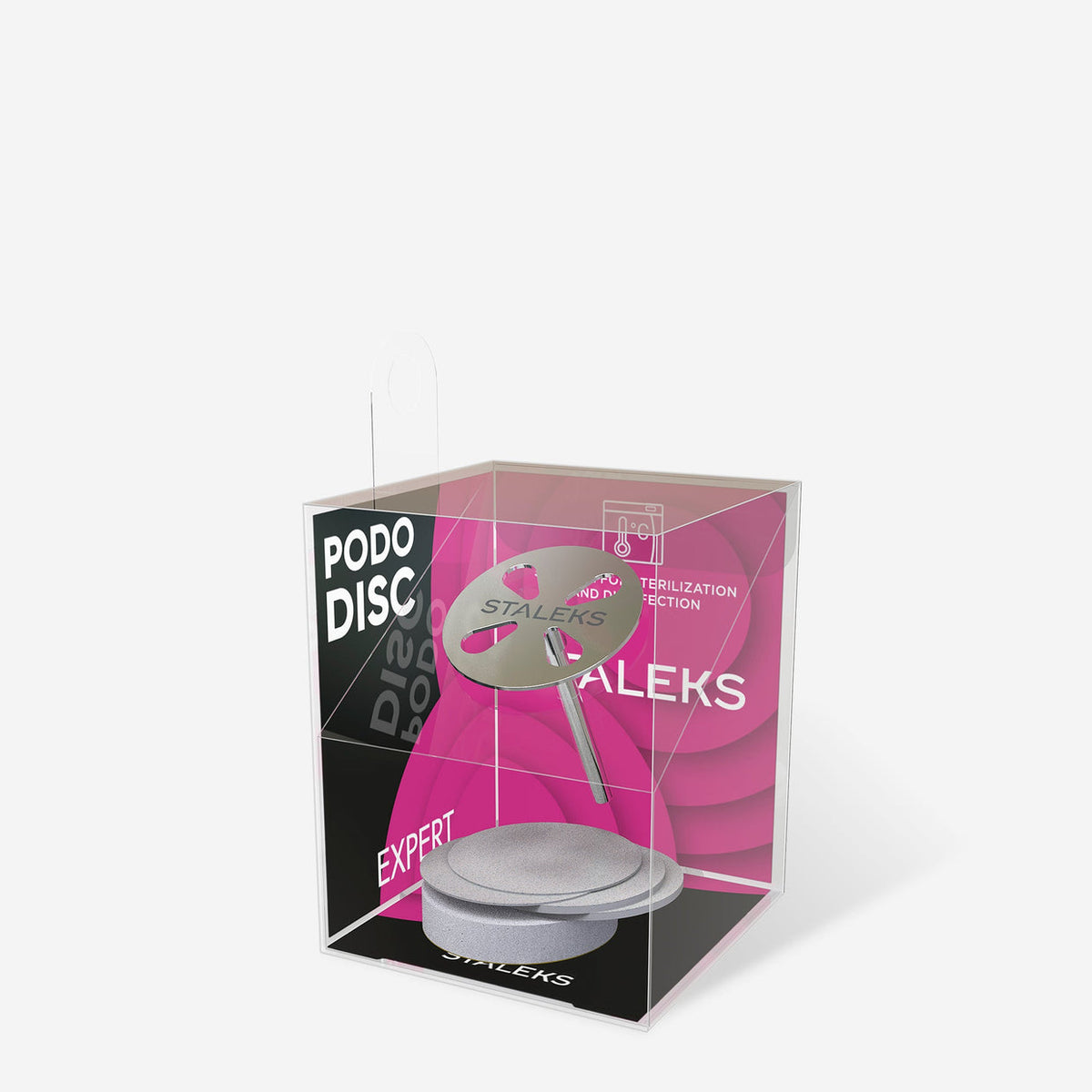 STALEKS EXPERT PODODISC  Disco de pedicura con limas reemplazables, 180 grit  (5 uds.)