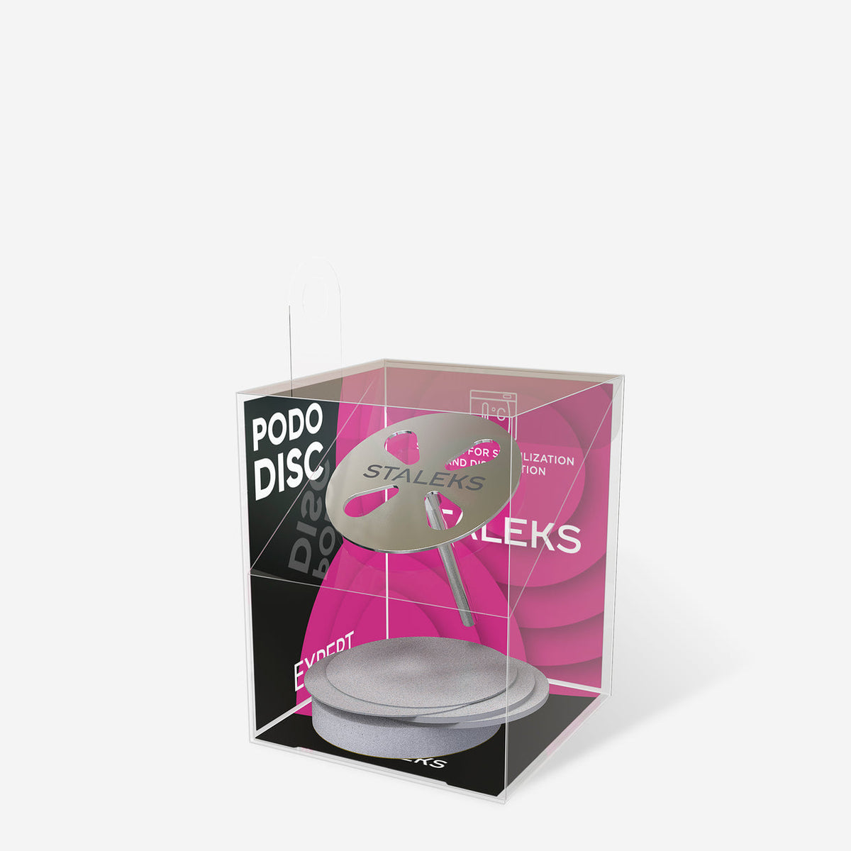 STALEKS EXPERT PODODISC  Disco de pedicura con limas reemplazables, 180 grit  (5 uds.)