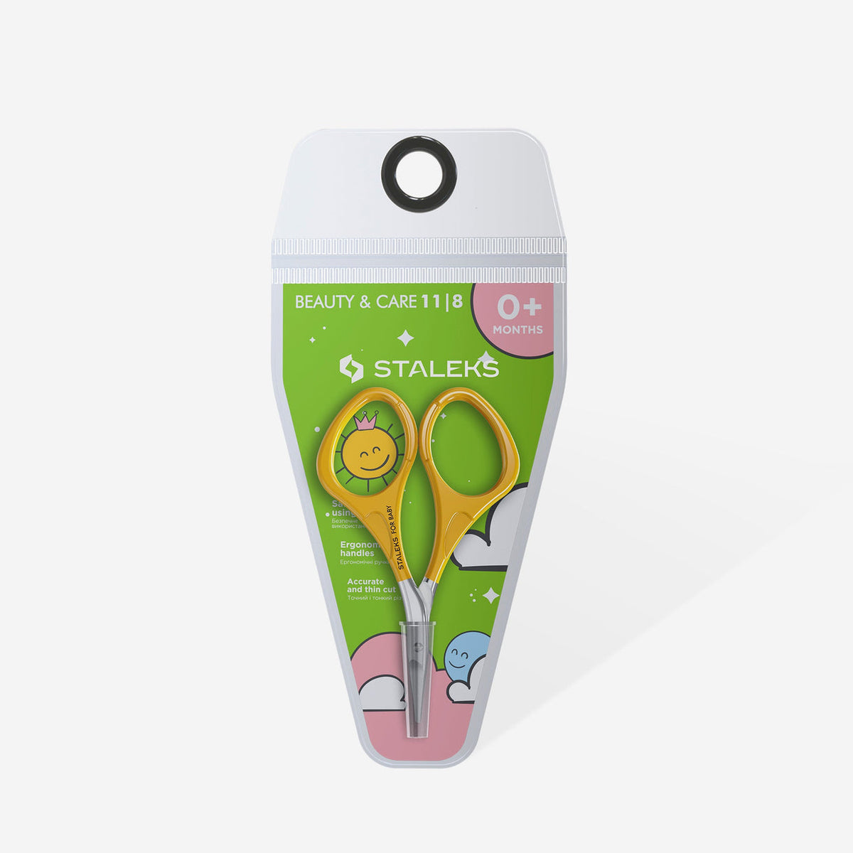 STALEKS BEAUTY &amp; CARE 11 TYPE 8 Tijeras para las uñas de los niños 0+