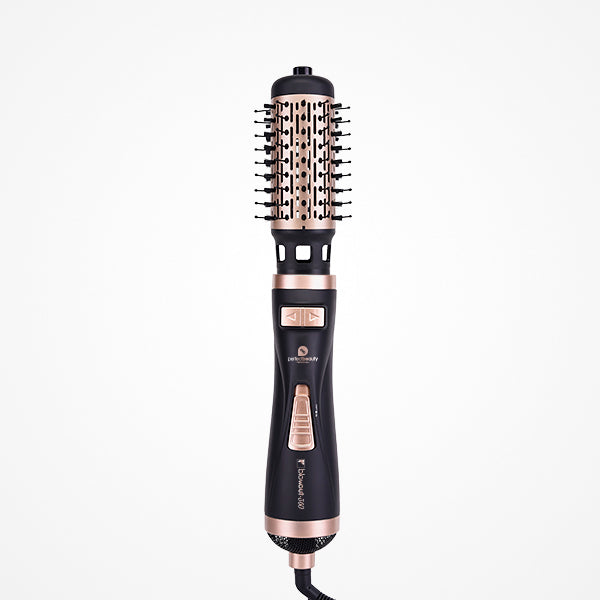 CEPILLO SECADOR ROTATORIO 2 EN 1 BLOW OUT 360 By Perfect Beauty