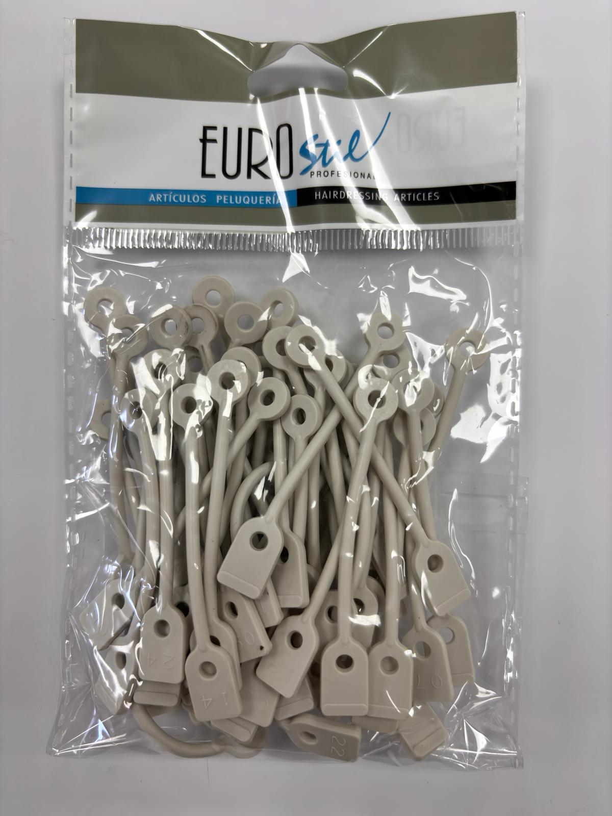 Bolsa 50 gomas recambio bigudíes By Eurostil