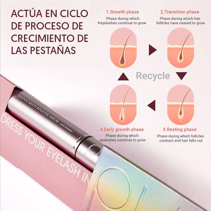 Serum crecimiento de pestañas y cejas By Puluk