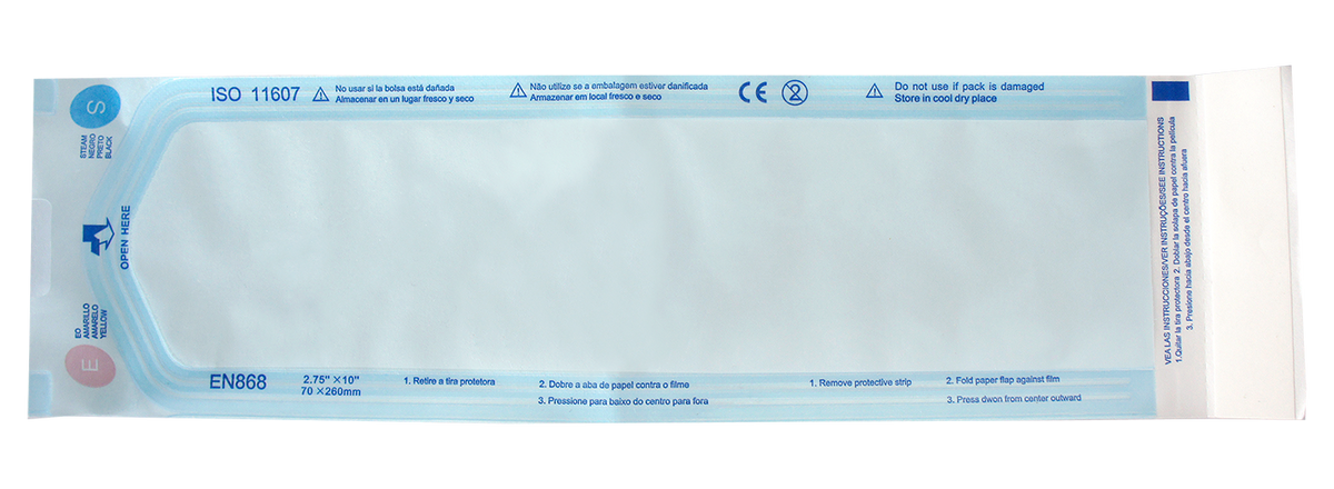 Saco/bolsa autosellado para esterilización