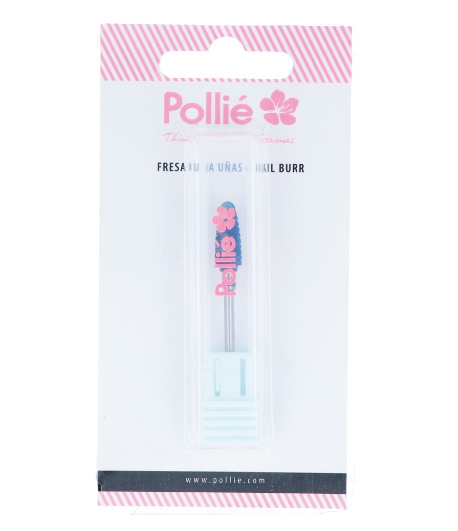 Fresa tungsteno azul-lila  cónica By Pollie