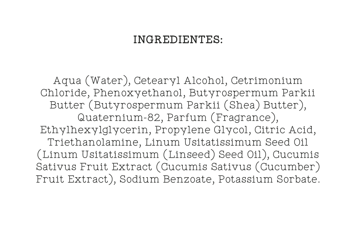 Mascarilla hidratación con agua de pepino by Mimare
