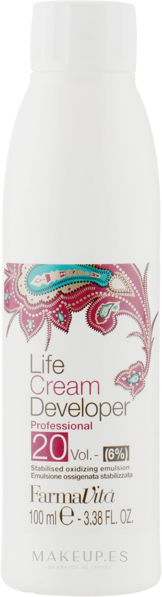 Agua oxigenada, oxidante Life Cream Developer Life Color Plus Professional by Farmavita