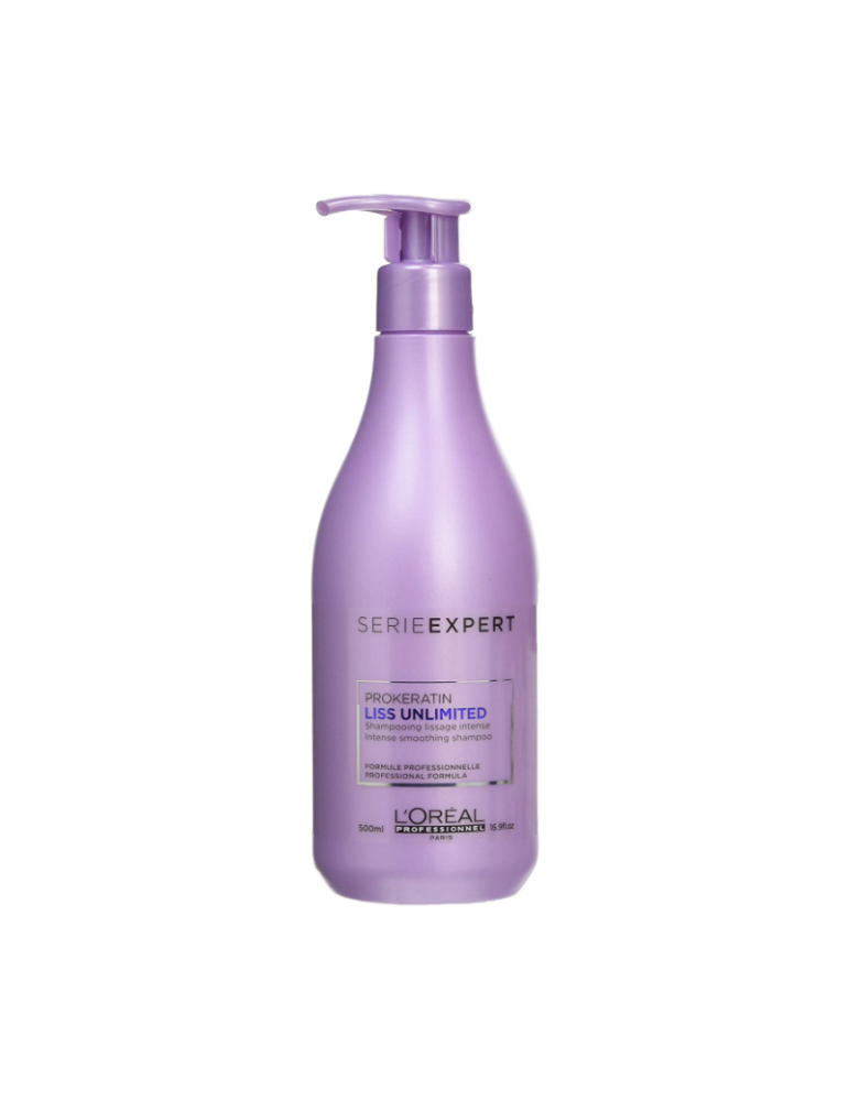 Champú liss Unlimited Serie Expert para cabellos rebeles encrespados y alisados By L'Oreal