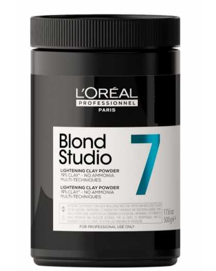 Polvo decolorante 7 tonos sin amoniaco Blond Studio By Loreal
