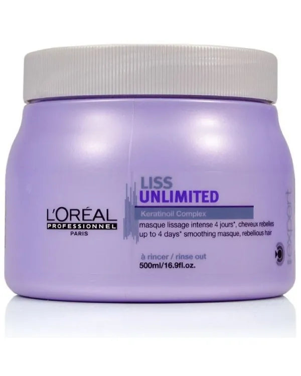 Mascarilla Liss Unlimited Serie Expert para cabellos encrespados By L&#39;Oreal