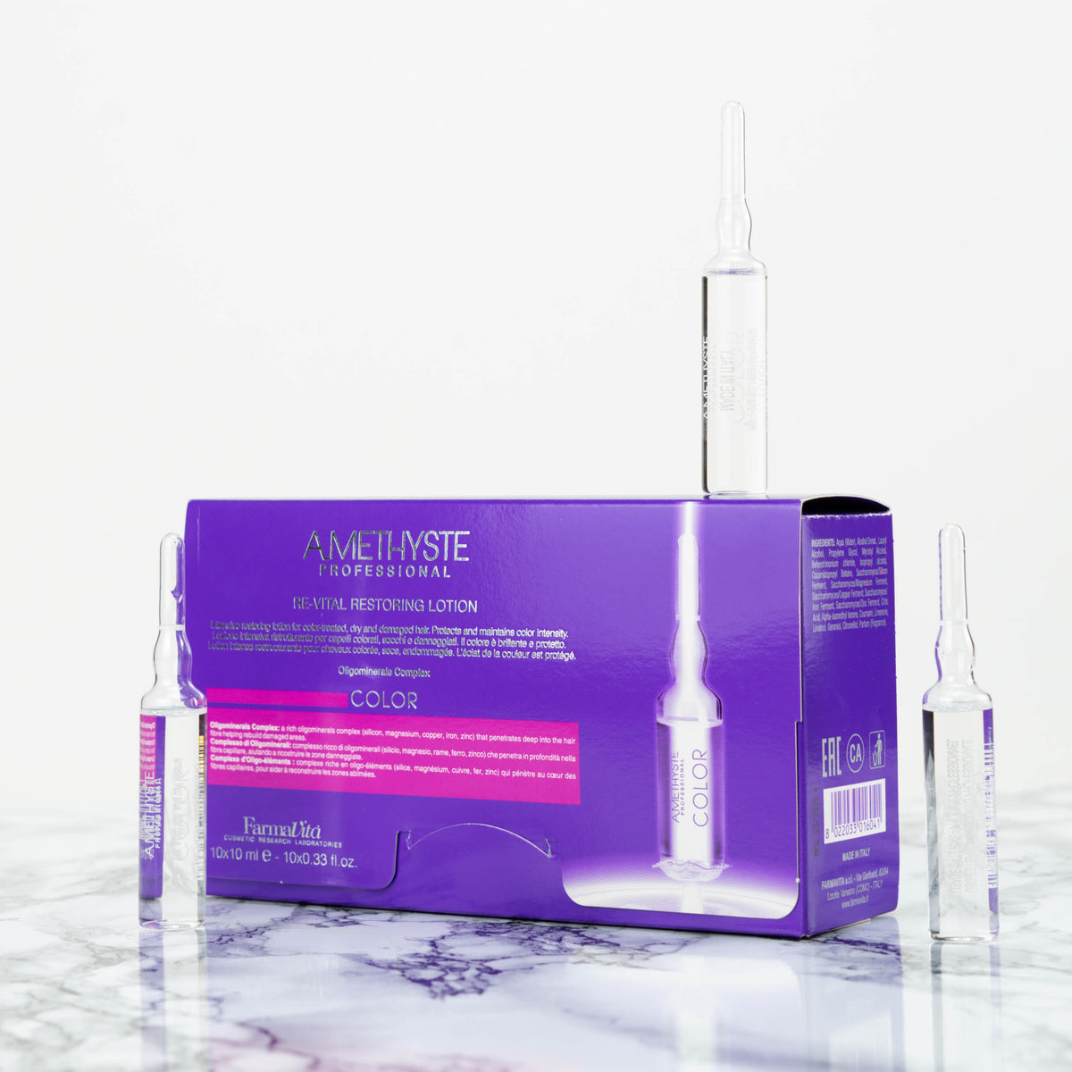 Color Re-vital ampollas Amethyste Color by Farmavita