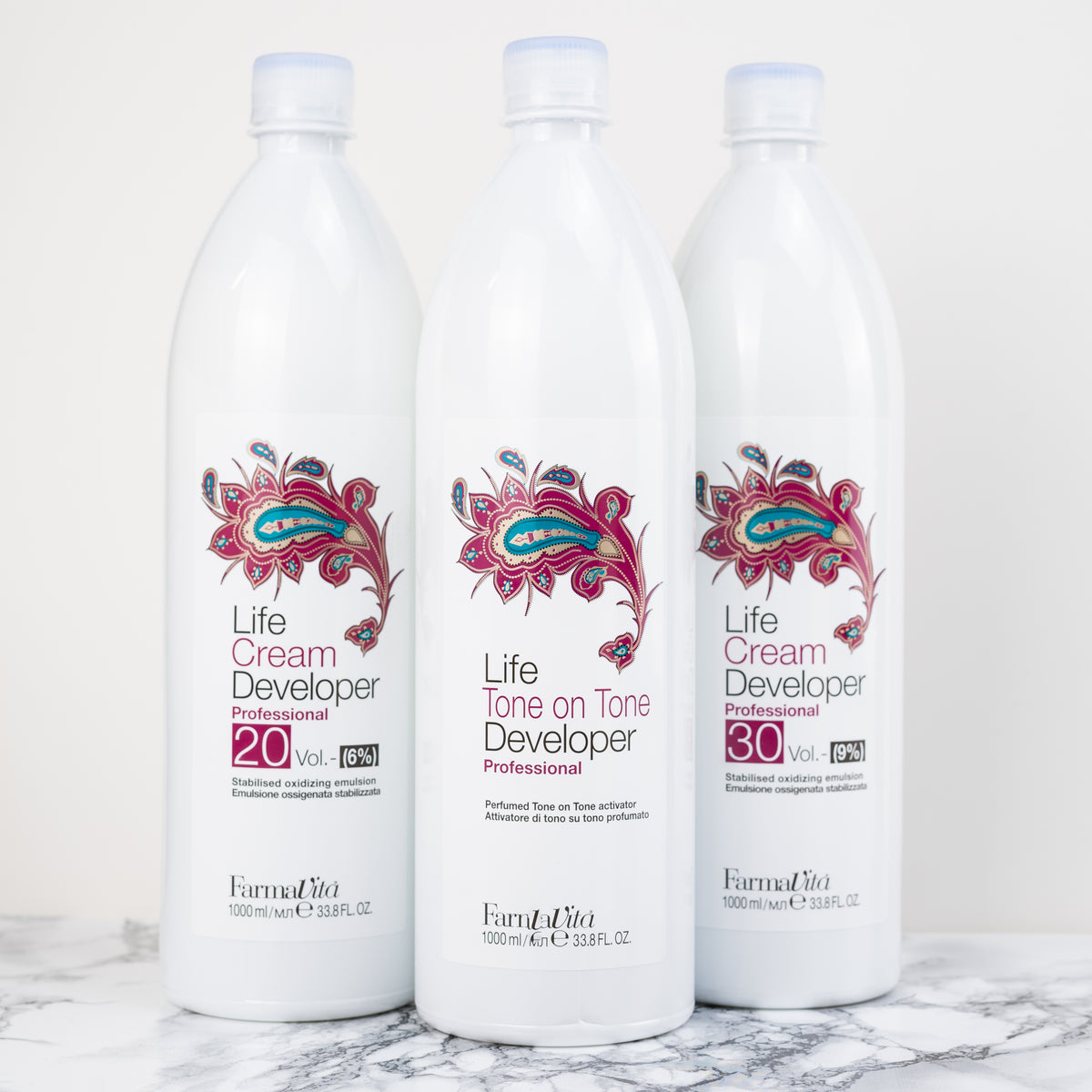 Agua oxigenada, oxidante Life Cream Developer Life Color Plus Professional by Farmavita